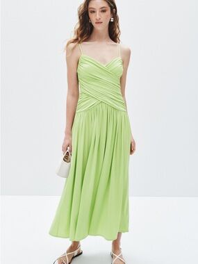 rosetta getty green dress Rosetta Getty | Polo T-Shirt Dress | XS